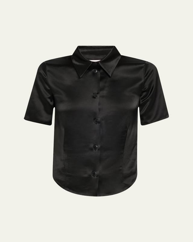 Clare Slip Satin Shirt